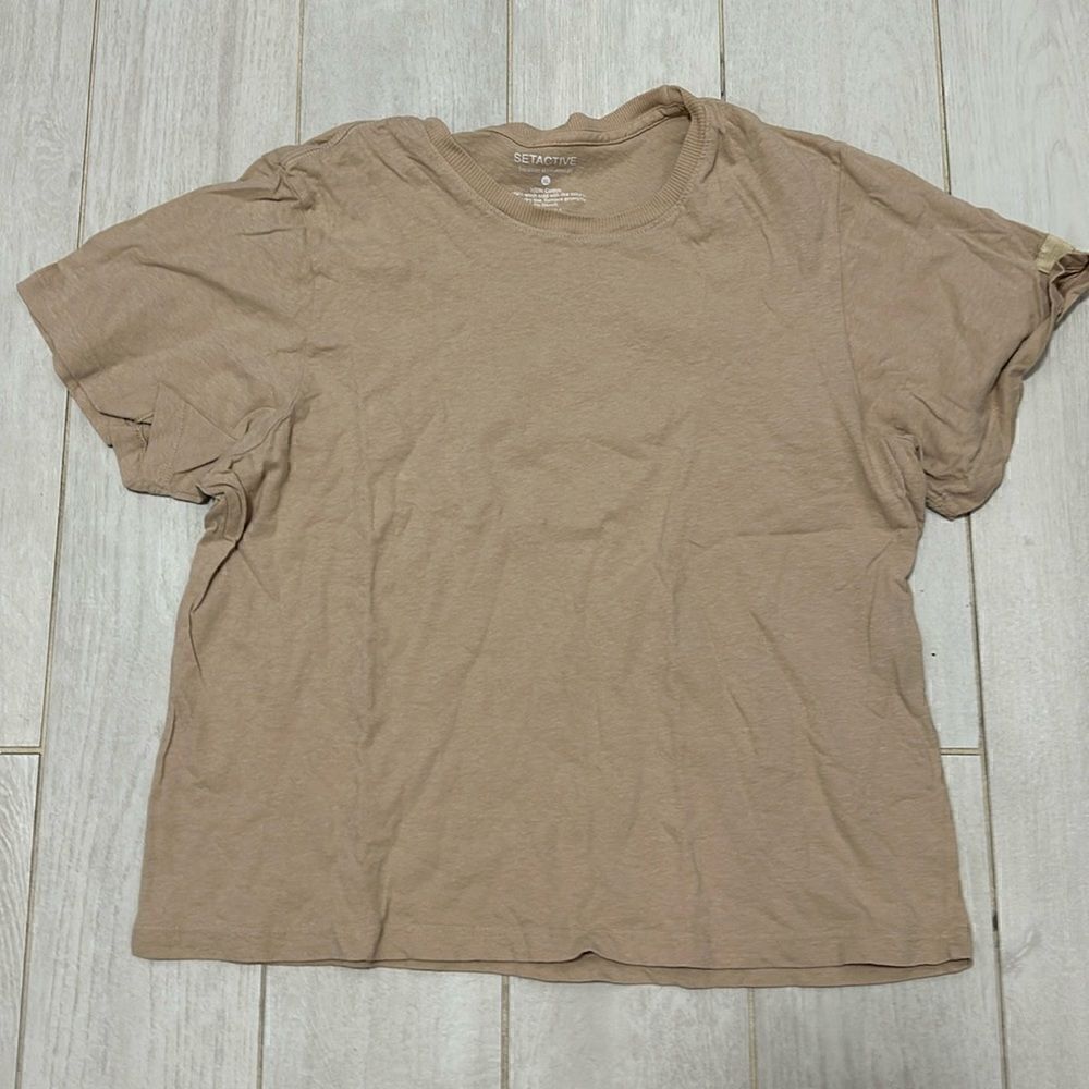 Set Active New XL nude tee